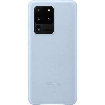 Samsung Leather Cover - Samsung Galaxy S20 Ultra - Blauw