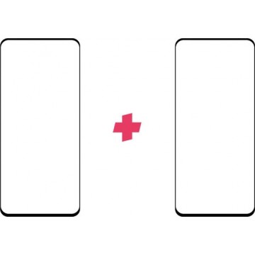 DuoPack: OnePlus Nord screenprotector gehard glas Edge to Edge