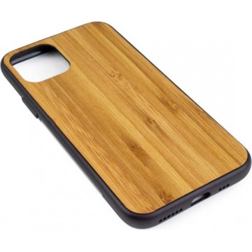 Houten Telefoonhoesje Iphone 11 pro - Bumper case - Bamboe