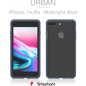 Telephant Urban iPhone 7/8 Plus Bumper Hoesje Middernacht Blauw