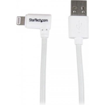 StarTech.com Haakse Apple Lightning naar USB kabel 2m wit