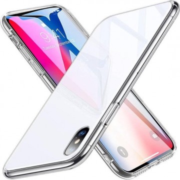 ESR iPhone 8 hoes met witte glazen achterkant