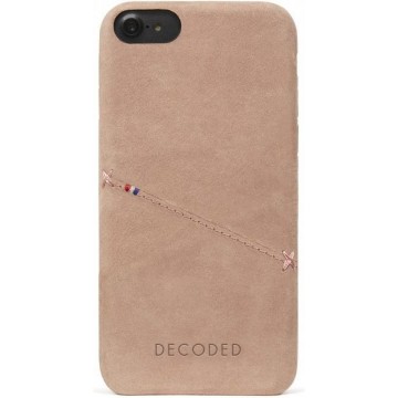 Decoded Lederen Back Cover Telefoonhoesje voor Apple iPhone 7 / 6/6s - Crème