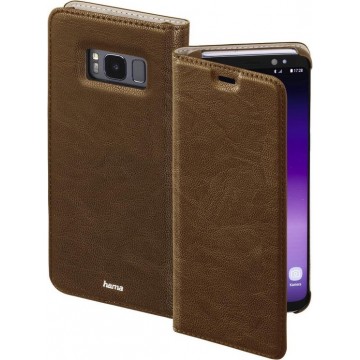 Hama Guard Booktype Samsung Galaxy S8 Plus hoesje - Bruin