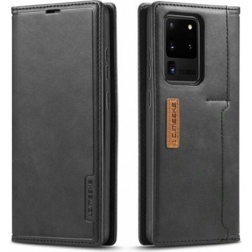 Samsung Galaxy S20 Ultra Hoesje wallet case Portemonnee Hoesje - zwart