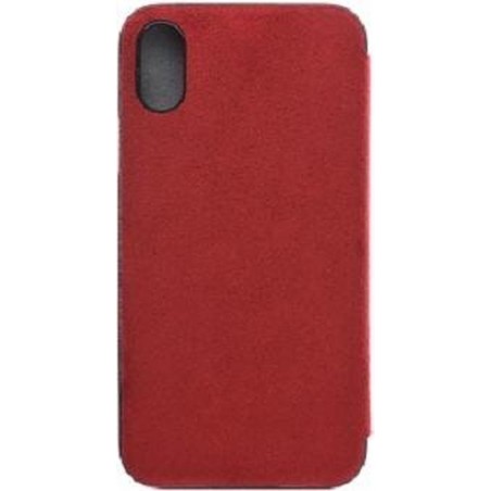 Power Support Flip Case Alcantara iPhone X / Xs Red