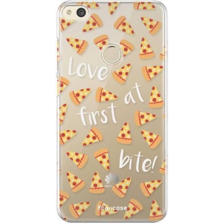 FOONCASE Huawei P8 Lite 2017 hoesje TPU Soft Case - Back Cover - Pizza / Food