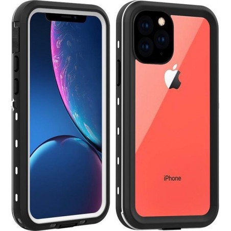 Waterdichte cover voor iPhone 11 Pro 5.8 inch - Zwart/wit