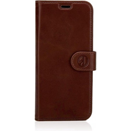 Rico Vitello Leren Book Case voor Samsung Galaxy S20 plus Donkerbruin