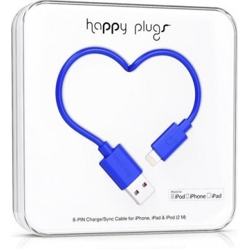 Happy Plugs Apple Lightning kabel, kobalt