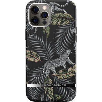 Richmond & Finch - iPhone 12 Pro Max Hoesje - Freedom Series Silver Jungle