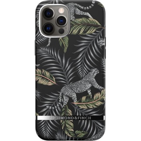 Richmond & Finch - iPhone 12 Pro Max Hoesje - Freedom Series Silver Jungle