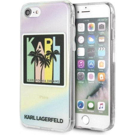 Karl Lagerfeld Backcover hoesje Print - Karlifornia Dreams - iPhone 7-8 - Siliconen