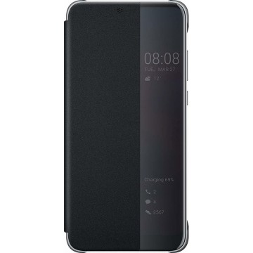 Leren Flip case Huawei Mate 20 Pro + gratis glazen Screenprotector