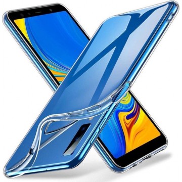 MMOBIEL Siliconen TPU Beschermhoes Voor Samsung Galaxy A7 A750 2018 - 6.0 inch Transparant - Ultradun Back Cover Case