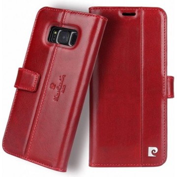 Samsung Galaxy S8 hoesje - Pierre Cardin - Rood - Leer