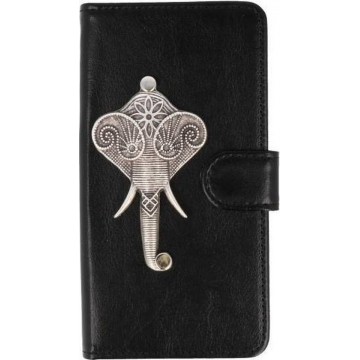 MP case Mystiek iPhone Xr bookcase olifant zilver hoesje