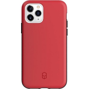 Stevige hardcase met stootrand voor iPhone 11 - rood - patchworks