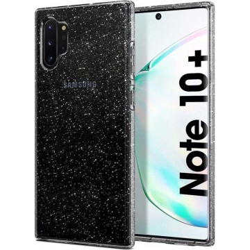 Spigen Liquid Crystal Glitter Samsung Galaxy Note 10 Plus Hoesje - Transpant