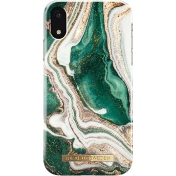 iDeal of Sweden Fashion Back Case Golden Jade Marble voor iPhone Xr