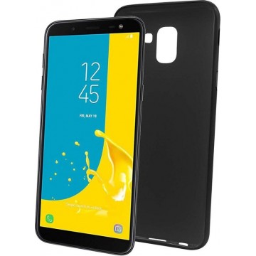 EmpX.nl Samsung Galaxy J6 (2018) TPU Zwart Back cover