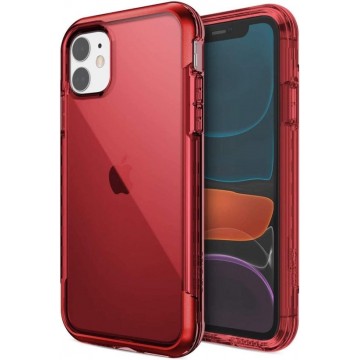 Raptic Air Apple iPhone 11 hoesje rood shockproof tpu