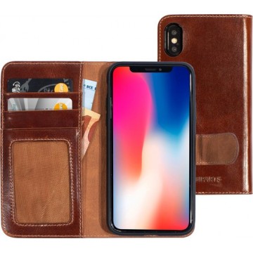 Mobiparts Excellent Wallet Case 2.0 Apple iPhone X/XS Oaked Cognac
