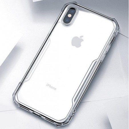 XUNDD Beetle Series Shockproof Transparent TPU Beschermhoes voor iPhone XS Max (transparant)