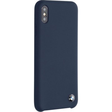 BMW backcover hoesje Silicone Apple iPhone XS Max Navy - Hard Case