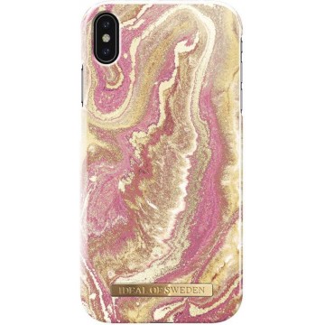iDeal of Sweden iPhone XS Max Fashion Back Case Golden Blush Marble