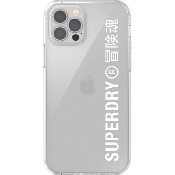 Superdry - iPhone 12 Hoesje - Clear Case Transparant
