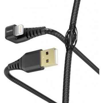 Hama Oplaad-/gegevenskabel "Gamer", USB-A - Lightning, 1,5 m, zwart