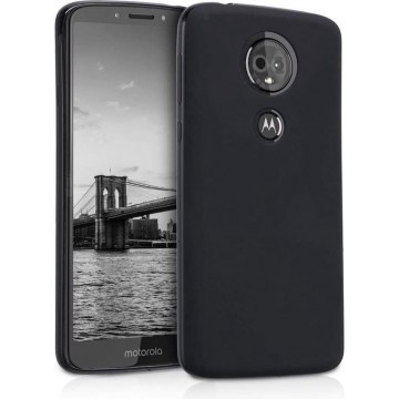 Motorola Moto G5S Plus Hoesje - Siliconen Back Cover - Zwart