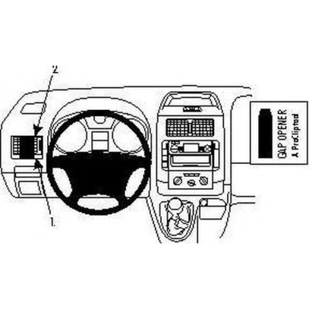 Brodit left mount v. Peug Expert 07-/Citro?n Jumpy 07-/Fiat Scudo 07-