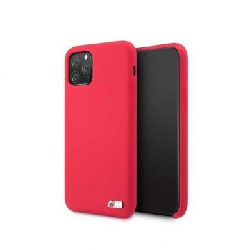 BMW M Plain Siliconen Backcover Hoesje iPhone 11 Pro Max - Rood