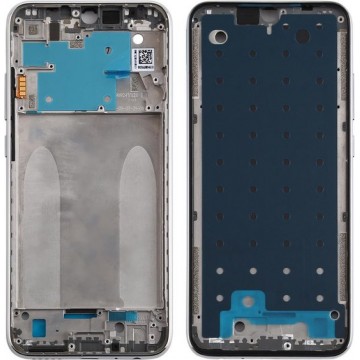 Front Behuizing LCD Frame Bezel Plate voor Xiaomi Redmi Note 8 (Zilver)