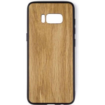 Houten Telefoonhoesje Samsung S8 – Bumper case - Eiken