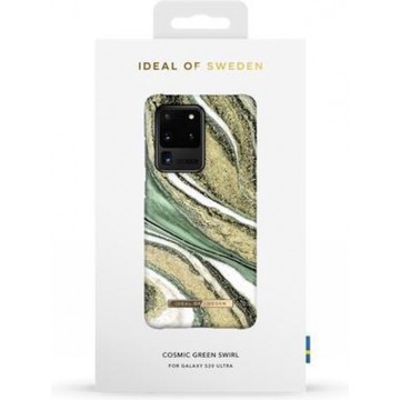 iDeal of Sweden Fashion Case Samsung Galaxy S20 Ultra Cosmic Green Swirl