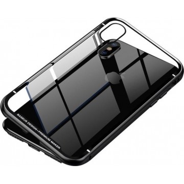Magnetische Hardcase - Iphone XS Max Hoesje - Zwart - Baseus