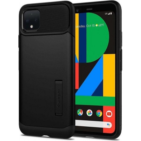 Hoesje Google Pixel 4 XL - Spigen Slim Armor Case - Zwart