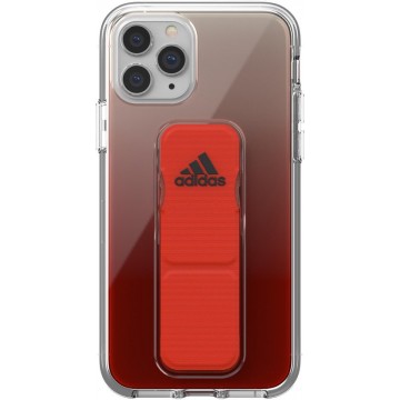 Adidas - iPhone 11 Pro Hoesje - Clear Grip Case Rood