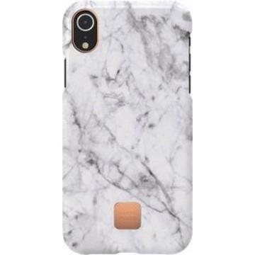 Happy Plugs iPhone XR case White Marble