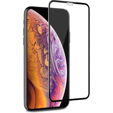 Tempered Glass 2.5D Apple iPhone X/Xs/11 Pro - Transparant Zwart (2 Stuks)