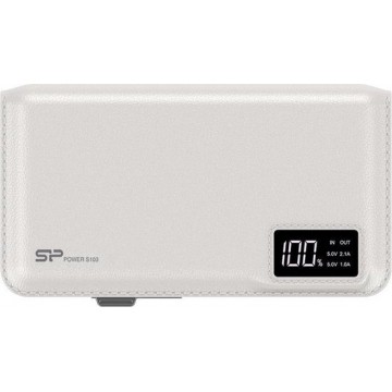 SILICON POWER S103 10.000 mAh - WIT LCD