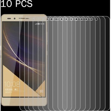 Let op type!! 10 Stuks Huawei Honor 7 Plus Gehard glazen schermprotector 0.26mm 9H ultra 2.5D hardheid
