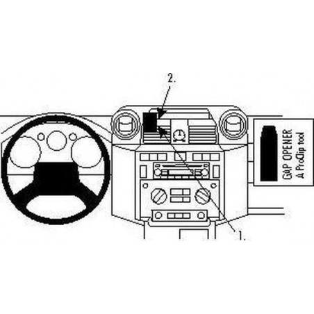 Brodit center mount v. Land Rover Defender 07-08