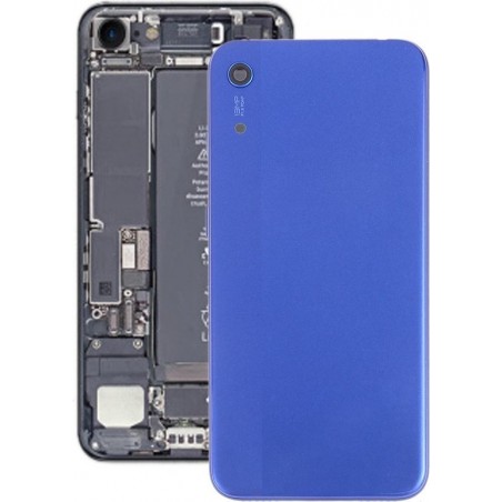 Batterij achterkant met cameralens en zijtoetsen voor Huawei Honor Play 8A (blauw)