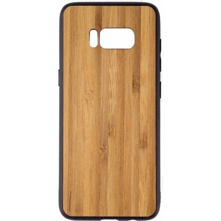 Houten Telefoonhoesje Samsung S8 – Bumper case - Bamboe