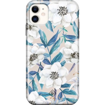 iPhone 11 rondom bedrukt hoesje - Touch of flowers