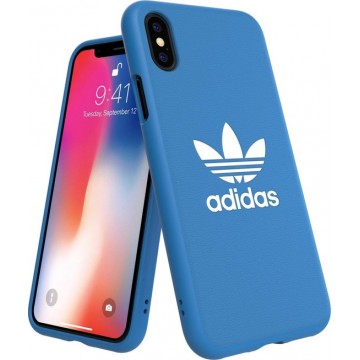 Adidas Originals Basics Backcover iPhone X / Xs hoesje - Blauw